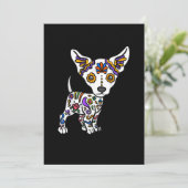 Sugar Skull Chihuahua Aankondiging (Staand voorkant)