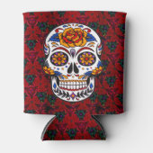 Sugar Skull Cinco de Mayo Personalize Jouw naam Blikjeskoeler (Voorkant)