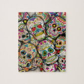 Sugar Skull Collage Legpuzzel (Verticaal)