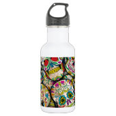 Sugar Skull Collage Waterfles (Voorkant)