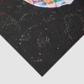 Sugar Skull Colorful Pop Art Balloons Design Tissuepapier (Detail)