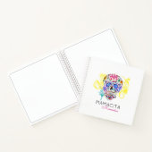 Sugar Skull Colorful Waterverf NAME Memories Book Notitieboek (Binnen)