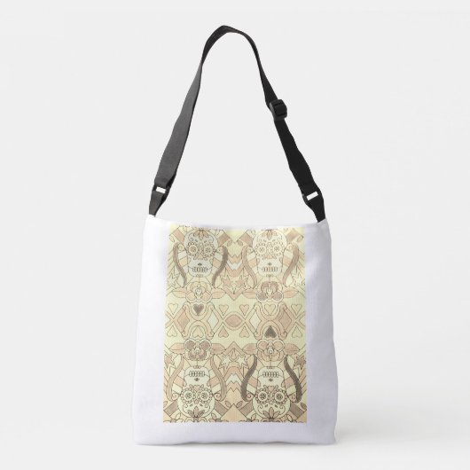 Sugar Skull Cross Body Handtas (Achterkant)