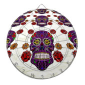 Sugar Skull (Dag van de Doden) Dartbord (Voorkant)