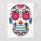 Sugar Skull - Dag van de Doden, Tattoo Briefkaart (Voorkant)