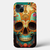 Sugar Skull Day Of The Dead Case-Mate iPhone Case (Achterkant)