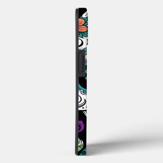 Sugar Skull Day Of The Dead Case-Mate iPhone Case (Achterkant / Rechts)