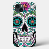 Sugar Skull Day Of The Dead Case-Mate iPhone Case (Achterkant)