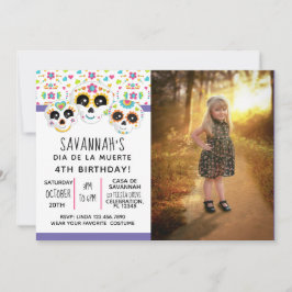 Sugar Skull Day of the Dead Halloween Verjaardag Kaart