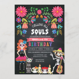 Sugar Skull Day of the Dead Halloween Verjaardag Kaart