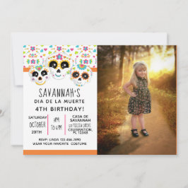 Sugar Skull Day of the Dead Halloween Verjaardag Kaart