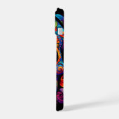 Sugar Skull Day of the Dead Kleurrijk iPhone 15 Case (Linkerkant)