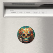Sugar Skull Day Of The Dead Magneet (Insitu (Vaatwasser))
