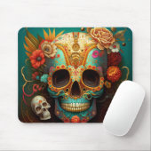 Sugar Skull Day Of The Dead Muismat (Met muis)