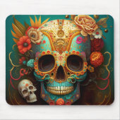 Sugar Skull Day Of The Dead Muismat (Voorkant)