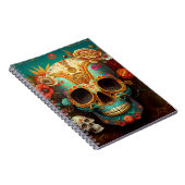 Sugar Skull Day Of The Dead Notitieboek (Rechterzijde)