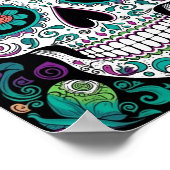 Sugar Skull Day Of The Dead Poster (Hoek)