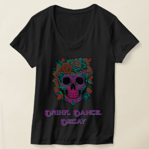 Sugar Skull Day van de Dode Halloween T-shirt