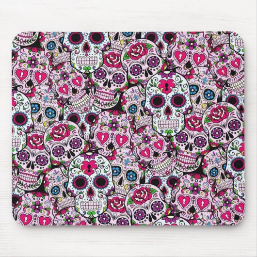 Sugar Skull, Dia de los Muertos #30 Muismat (Voorkant)