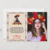 Sugar Skull Dia de los Muertos Dag van de Doden Bedankkaart (Voorkant)