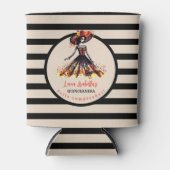 Sugar Skull Dia de los Muertos Dag van de Doden Blikjeskoeler (Voorkant)