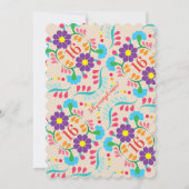 Sugar Skull Dia de los Muertos Dag van de Doden Kaart (Achterkant)