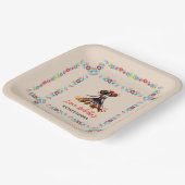 Sugar Skull Dia de los Muertos Dag van de Doden Papieren Bordje (Gebogen)