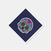 Sugar Skull Dias de los Muertos Servet (Hoek)
