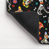 Sugar Skull Dog, Dia de los Muertos #15 Muismat (Hoek)