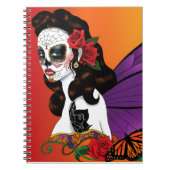 Sugar Skull Fairy Sunset Notitieboek (Voorkant)