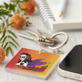 Sugar Skull Fairy Sunset Sleutelhanger (Voorkant Rechts)
