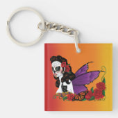 Sugar Skull Fairy Sunset Sleutelhanger (Voorkant)