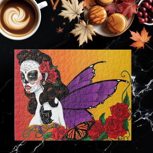 Sugar SKull Fairy Zonsondergang Legpuzzel