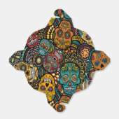 SUGAR SKULL Favor Box Halloween Bedankdoosjes (Uitgevouwen)