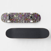 Sugar Skull Flower Ink Tekening Skateboard Deck (Horizontaal)