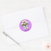 Sugar Skull gepersonaliseerde Stickers (Envelop)