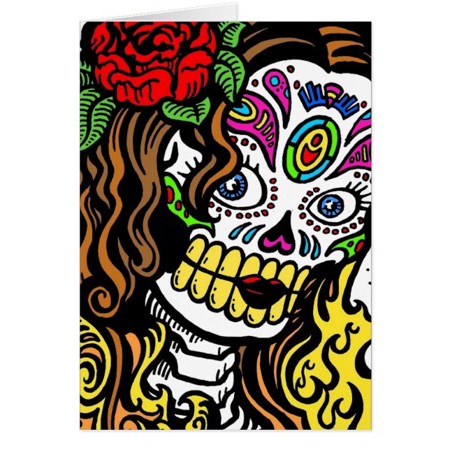 Sugar Skull Girl (Voorkant)
