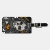Sugar Skull Girl Bagagelabel (Voorkant horizontaal)