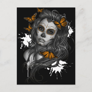 Sugar Skull Girl Briefkaart