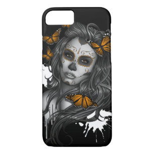 Sugar Skull Girl Case-Mate iPhone Case