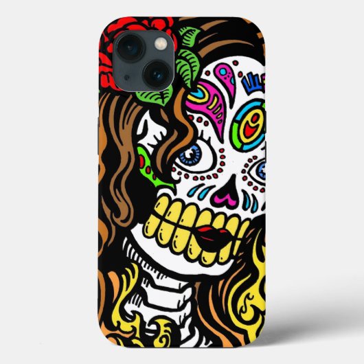 Sugar Skull Girl Case-Mate iPhone Case (Achterkant)