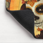 Sugar Skull Girl, Dia de los Muertos #10 Muismat (Hoek)