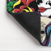 Sugar Skull Girl, Dia de los Muertos #9 Muismat (Hoek)