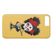 Sugar Skull Girl die PEI-vlag speelt Case-Mate iPhone Case (Achterkant (Horizontaal))