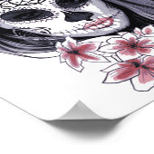 Sugar Skull Girl Poster (Hoek)