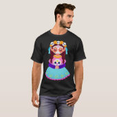 Sugar Skull Girl T-shirt (Voorkant volledig)