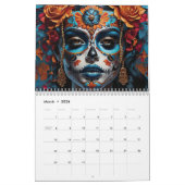 Sugar Skull Girls 2025 Dia de los Muertos Kalender (Mar 2026)