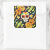Sugar Skull & Gitaren Dia de Muertos | STICKER (Tas)