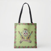 Sugar Skull & Gitaren Dia de Muertos | Tote bag (Voorkant)