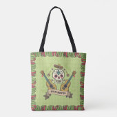 Sugar Skull & Gitaren Dia de Muertos | Tote bag (Achterkant)